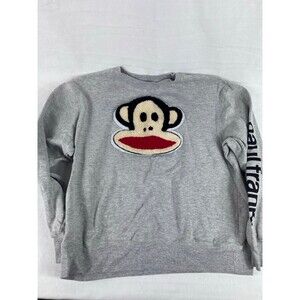Vintage mid-2000s Paul Frank Julius monkey sweatshirt gray juniors XL Y2K